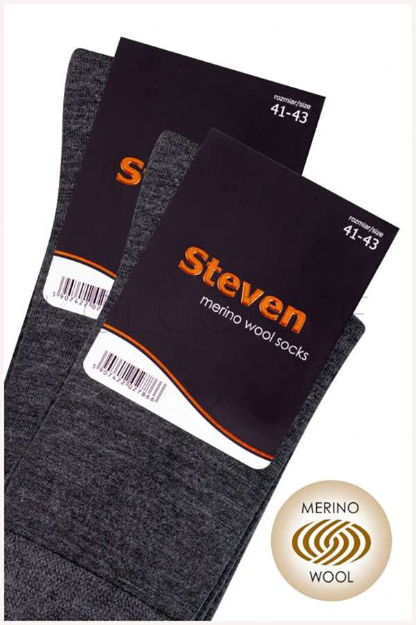 Шкарпетки чоловічі з шерстю STEVEN ART 130